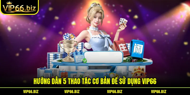 Hướng dẫn 5 thao tác cơ bản để sử dụng VIP66