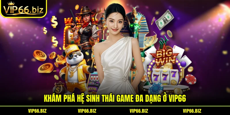 Khám phá hệ sinh thái game đa dạng ở VIP66